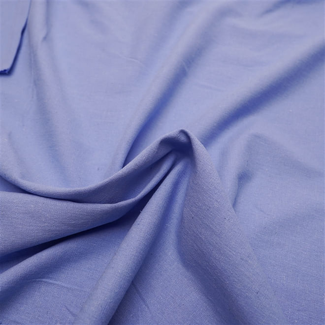 Tecido viscolinho com elastano azul