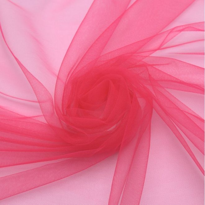 Tecido tule americano (ilusion) pink sulferino