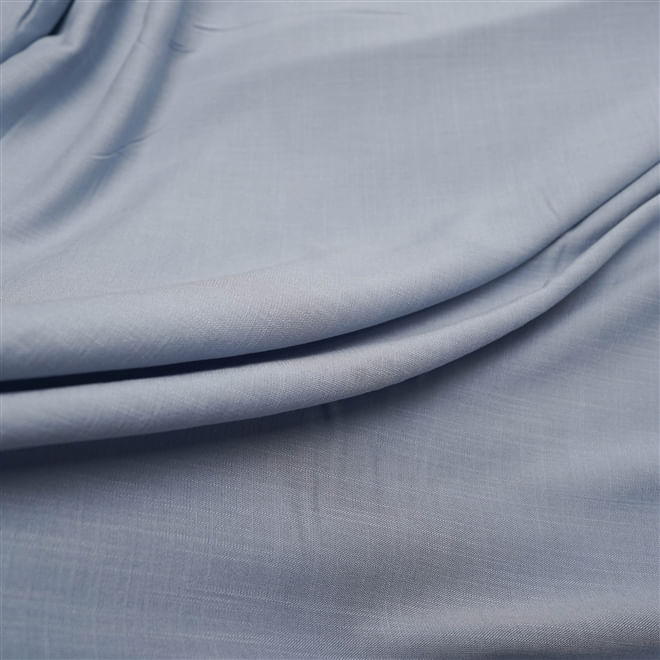 Tecido viscose com elastano rústico azul claro