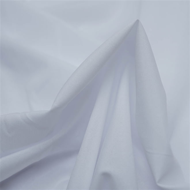 Tecido seda pluma branco
