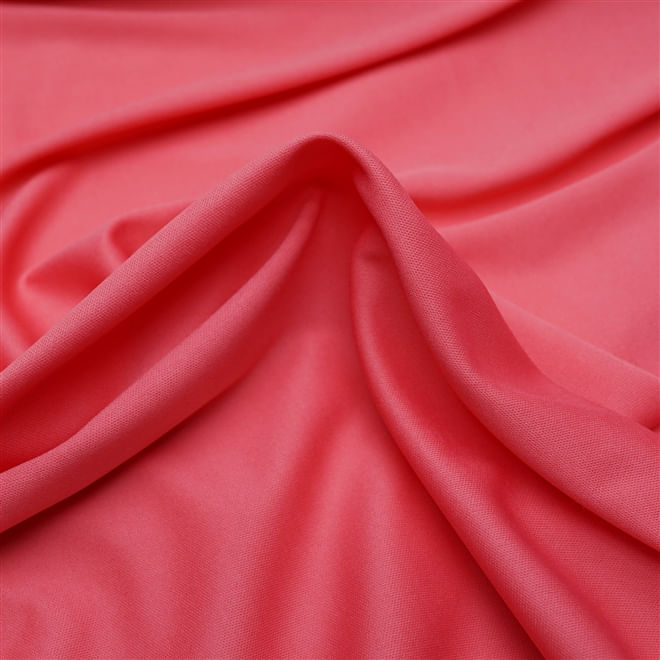 Tecido malha helanca rosa coral
