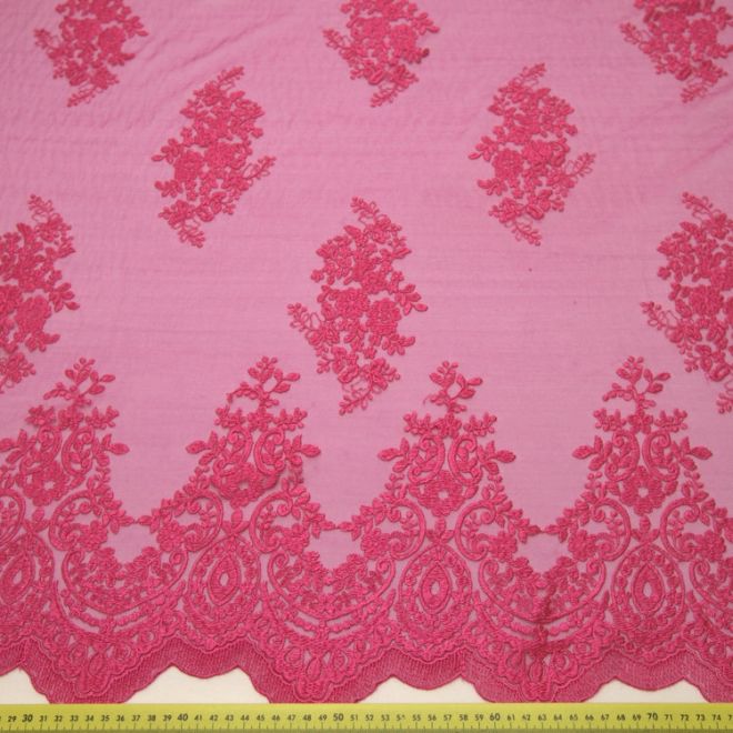 Tecido renda pink Yarrow