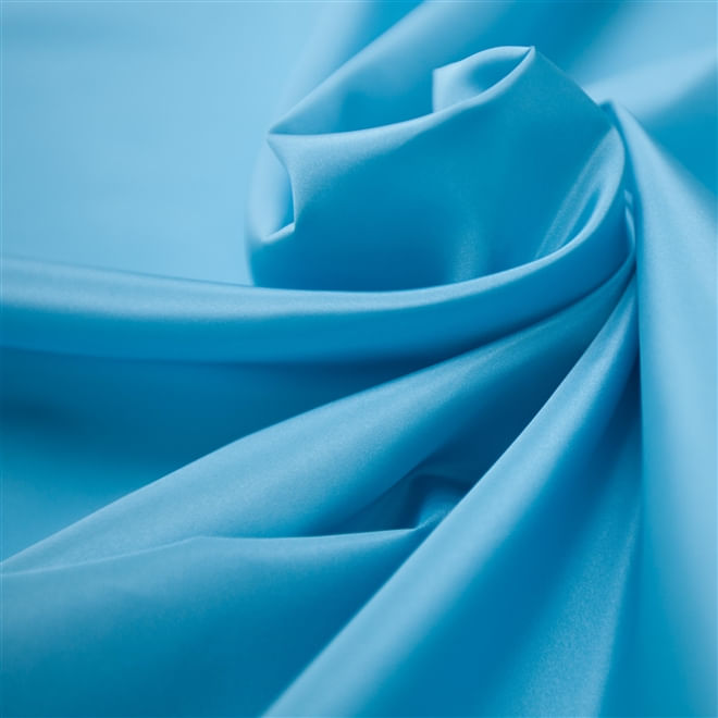 Tecido tafetá sevilha (verão) azul topázio