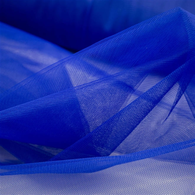 Tecido filó para armação azul royal