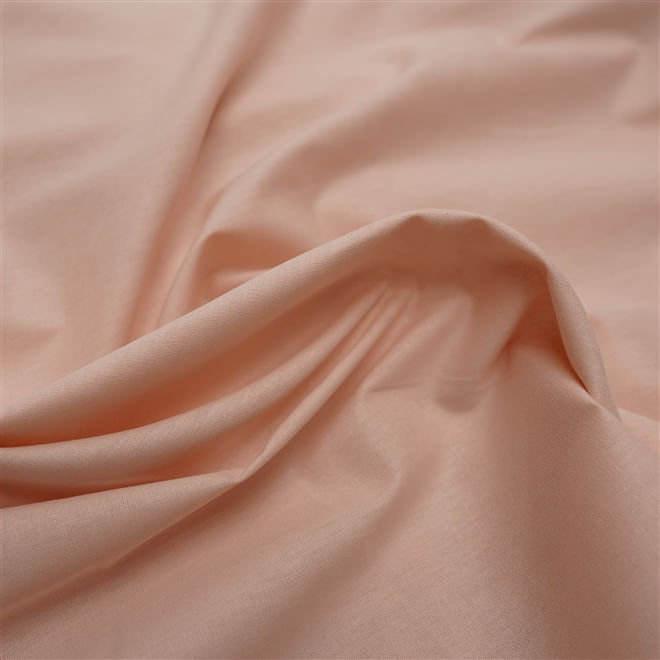 Tecido tricoline 100% algodão rosa claro
