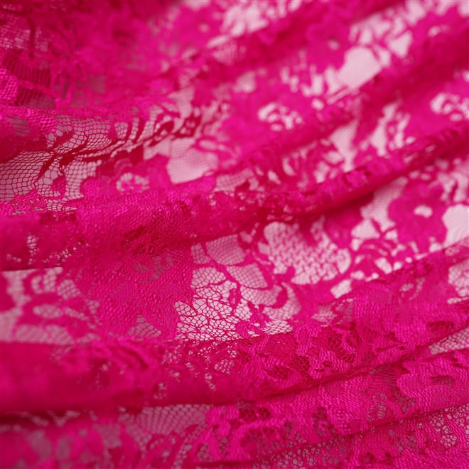 Tecido renda pink
