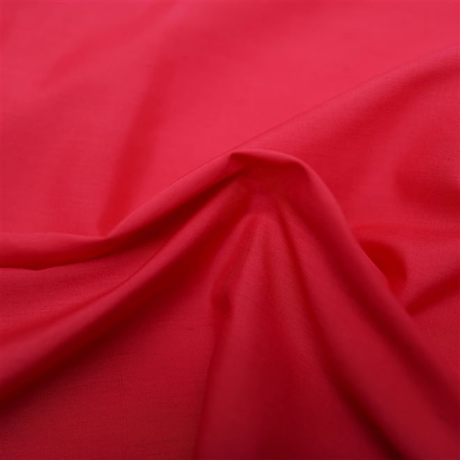 Tecido tricoline mista vermelho