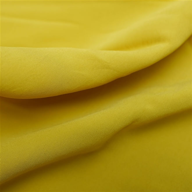 Tecido poliviscose rayon amarelo