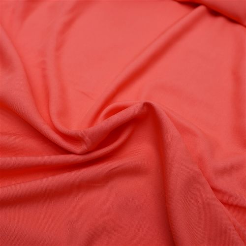 Tecido 100% viscose piquet coral