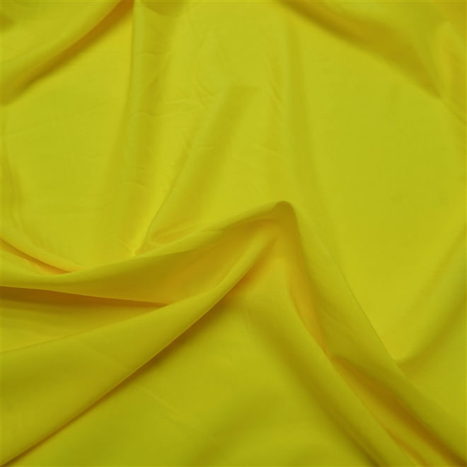 Tecido seda pluma amarelo sol