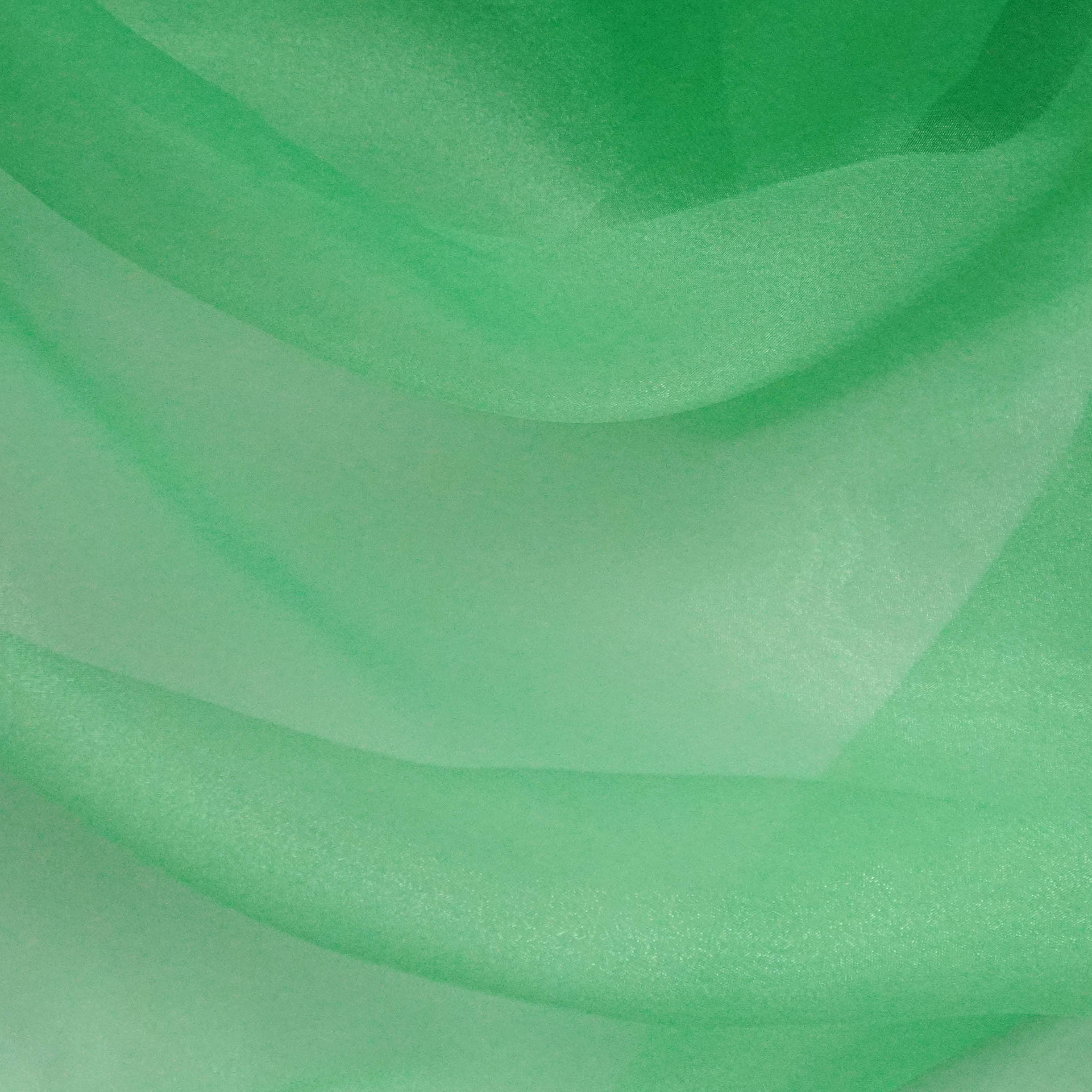 Tecido organza cristal verde claro