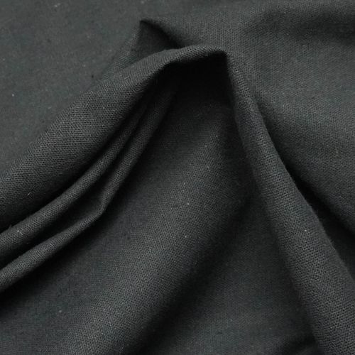 Tecido linho misto preto