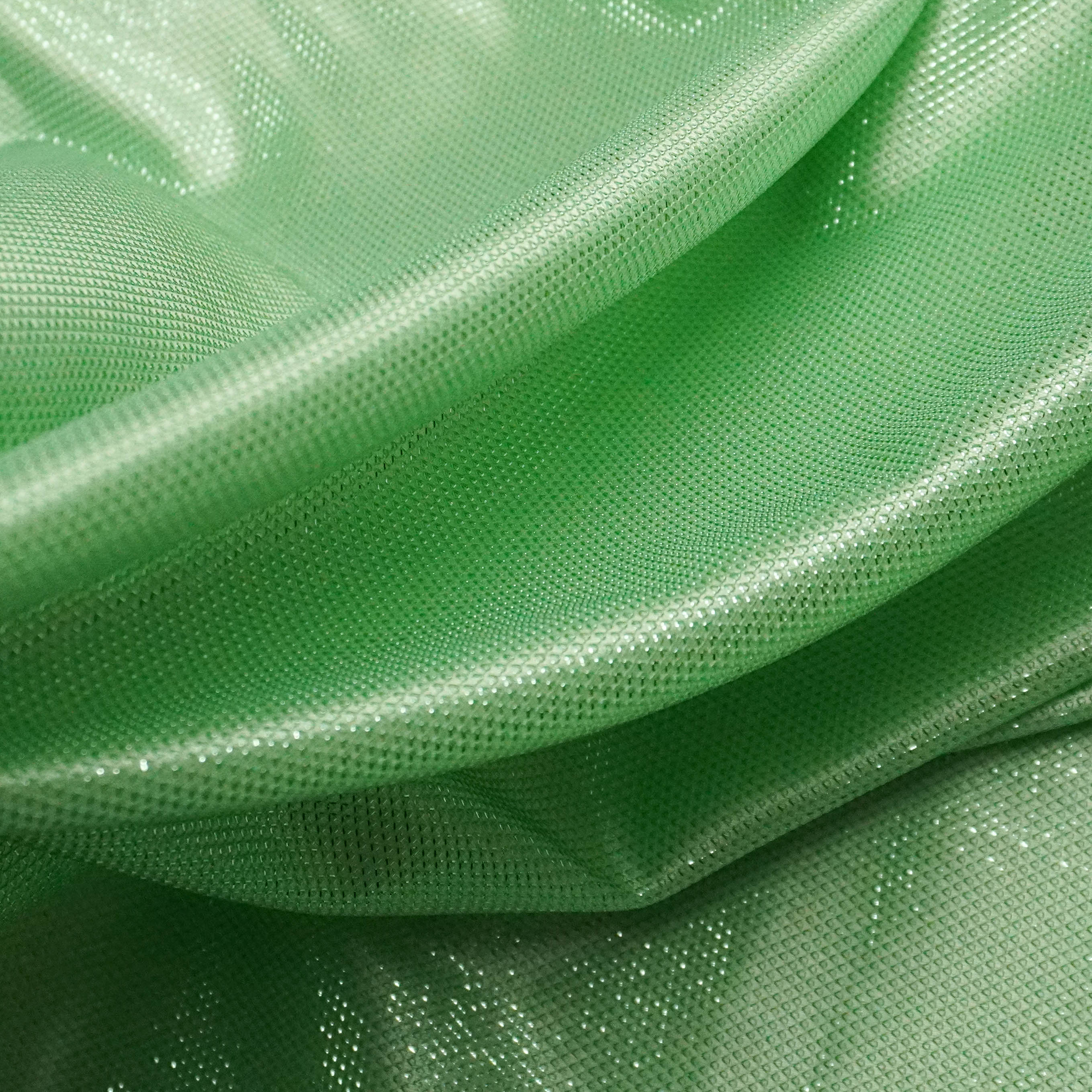 Tecido malha lurex verde claro