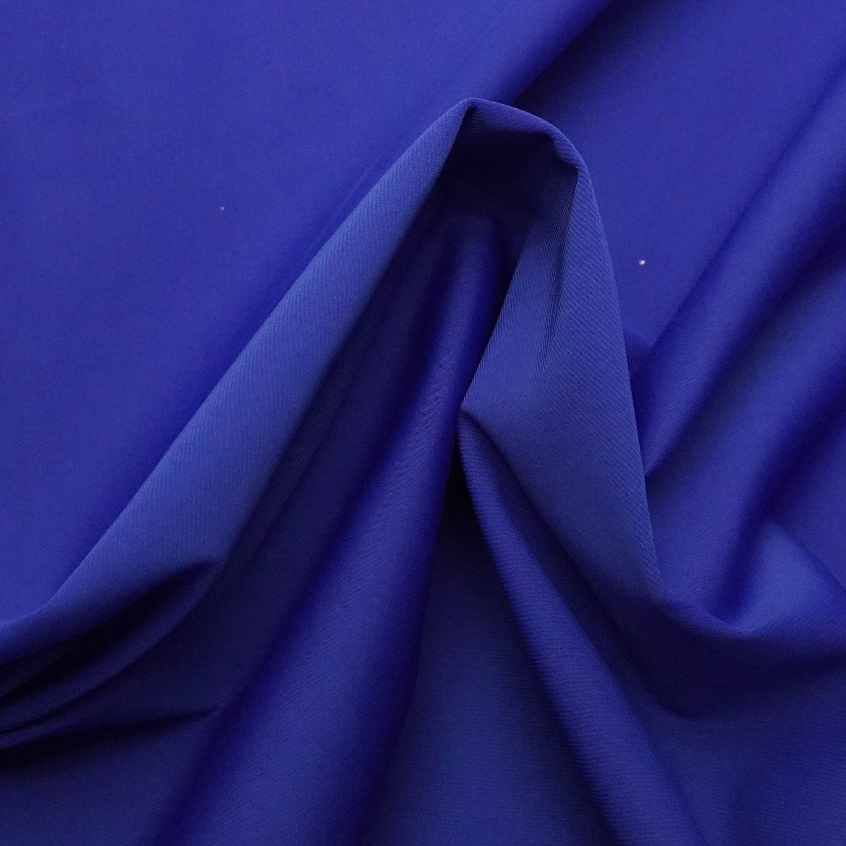 Tecido alfaiataria sarjada feminina azul royal
