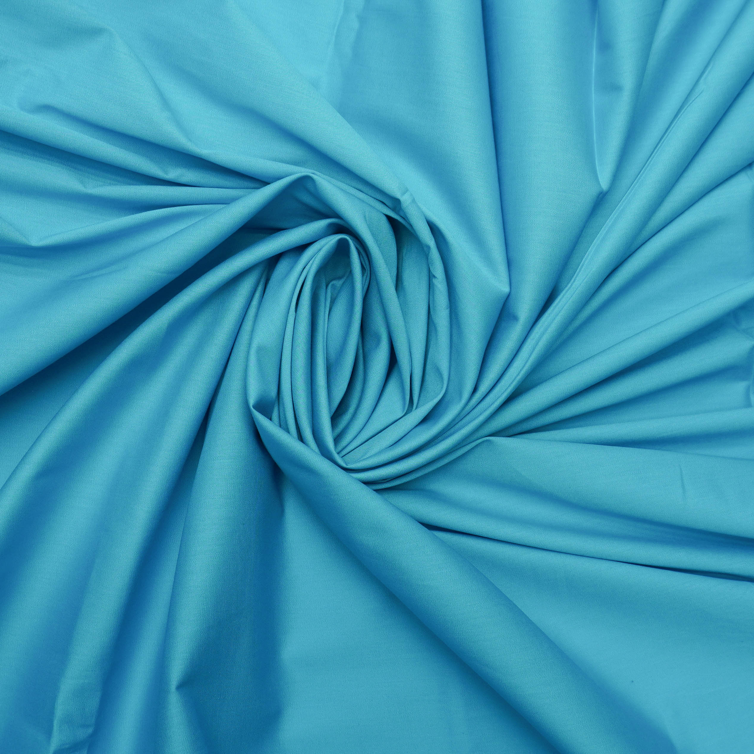 Tecido tricoline com elastano azul claro