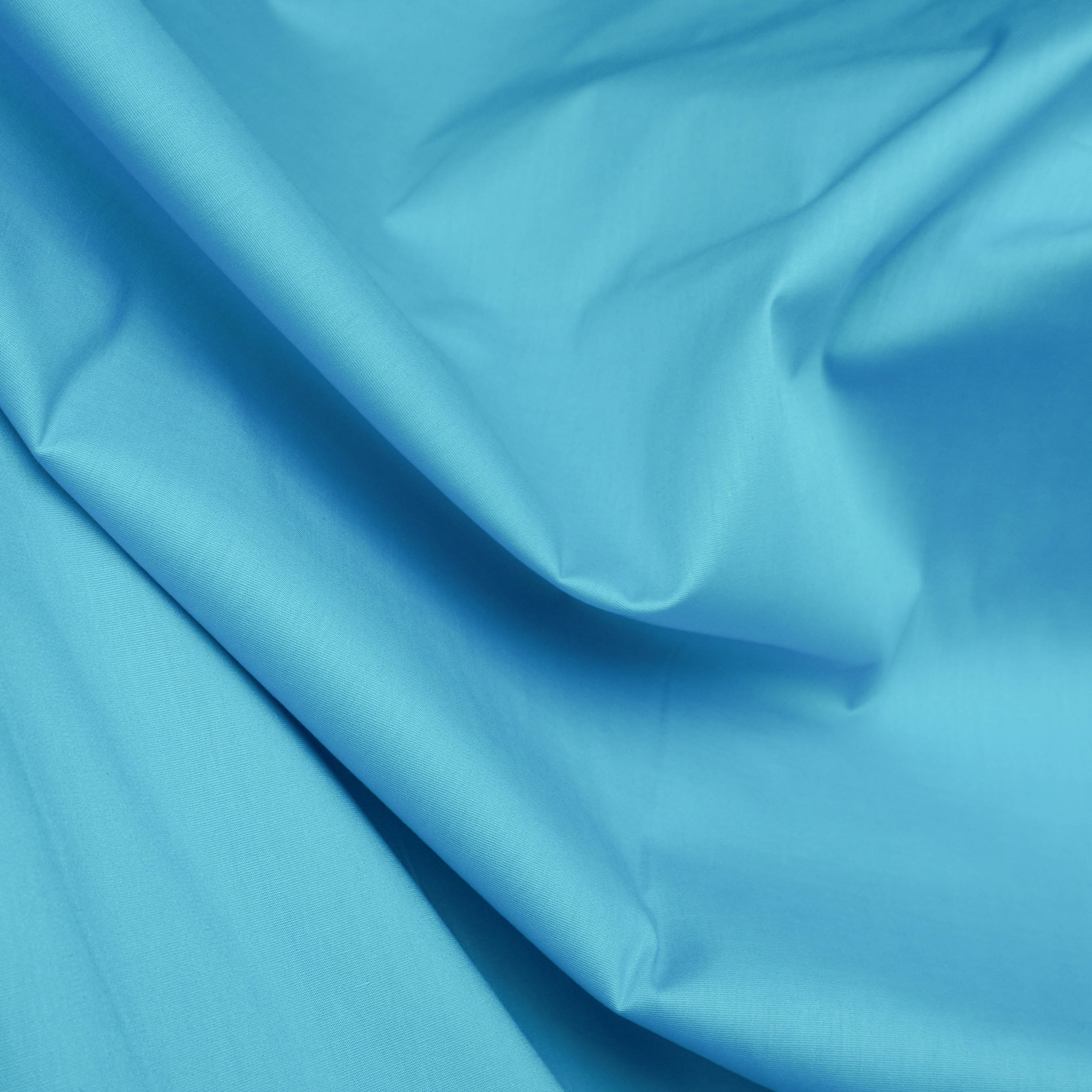 Tecido tricoline com elastano azul claro