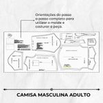 CamisaMasculinaAdulto36ao443