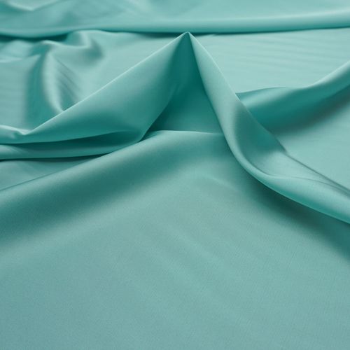 Tecido crepe lorraine satin azul tiffany