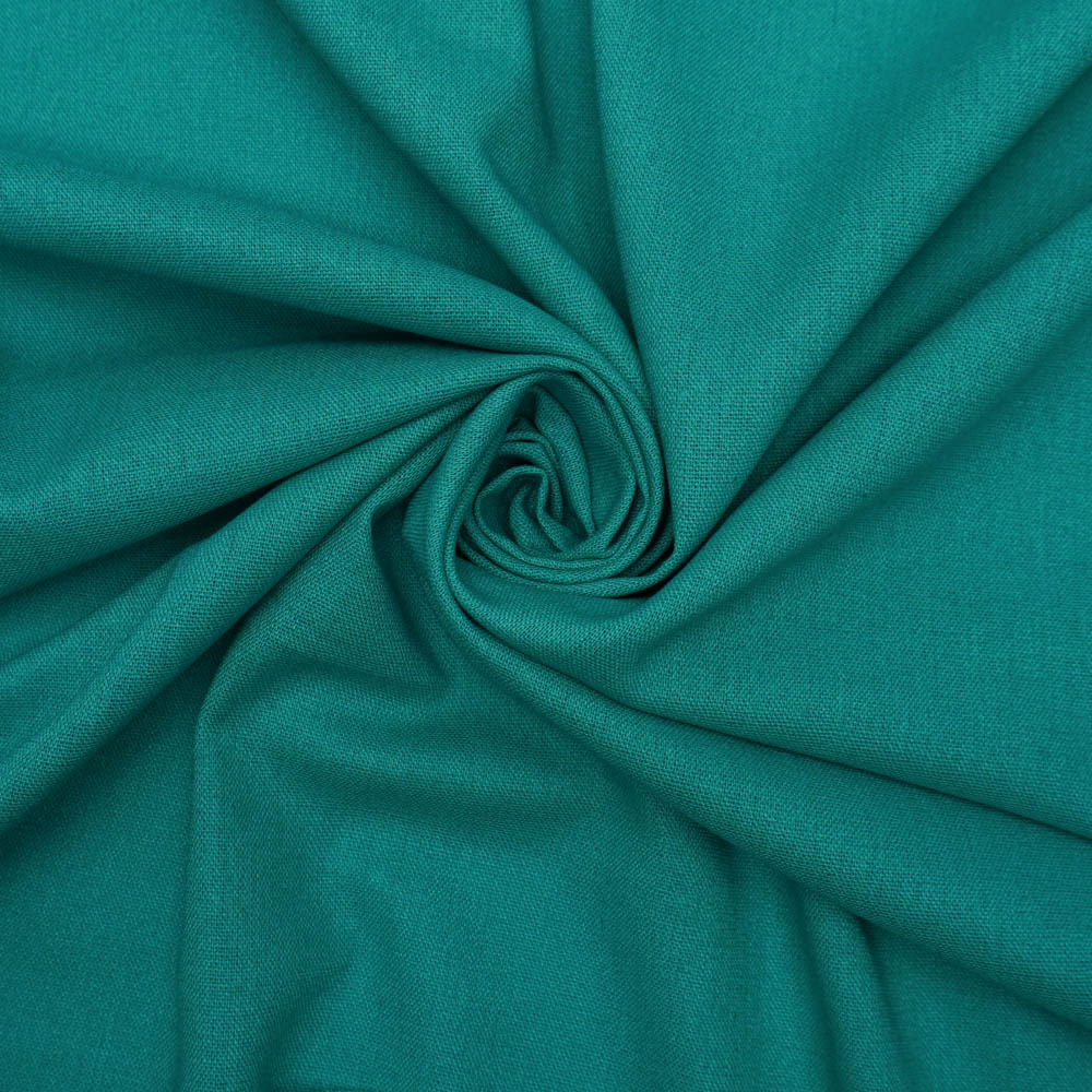 Tecido viscolinho verde turquesa