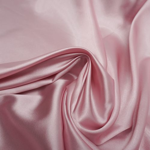 Tecido cetim toque de seda com elastano rosa bebê