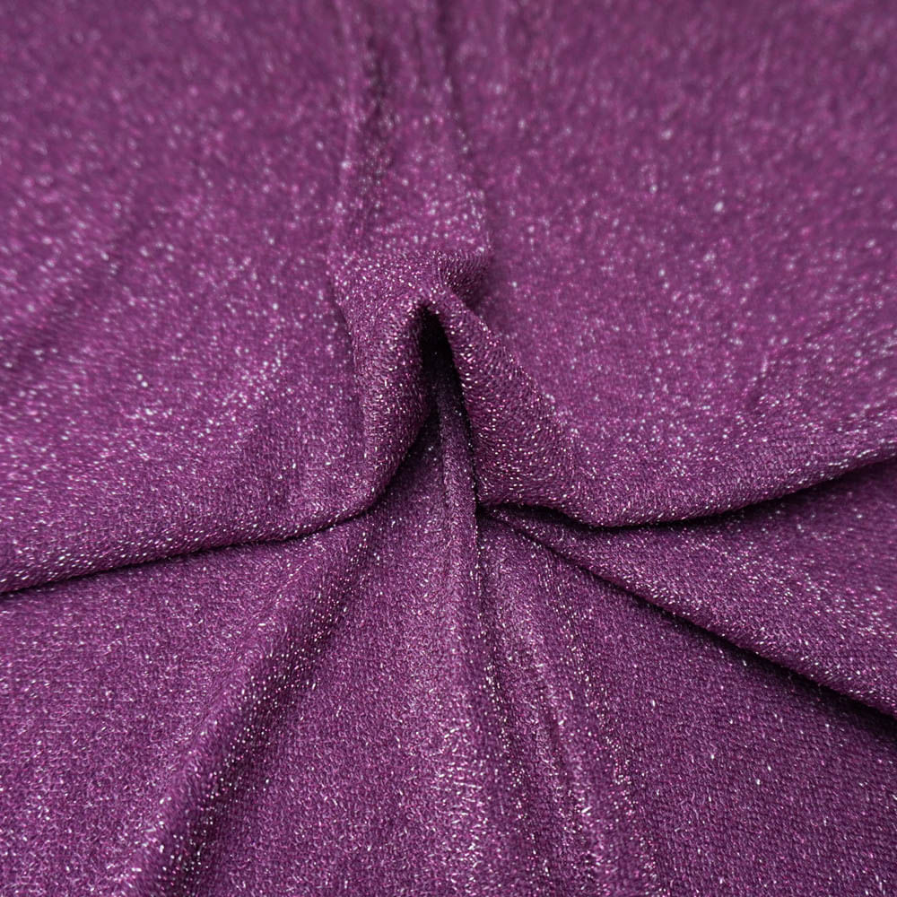 Purple Lurex Glitter Fishnet Style# 1451
