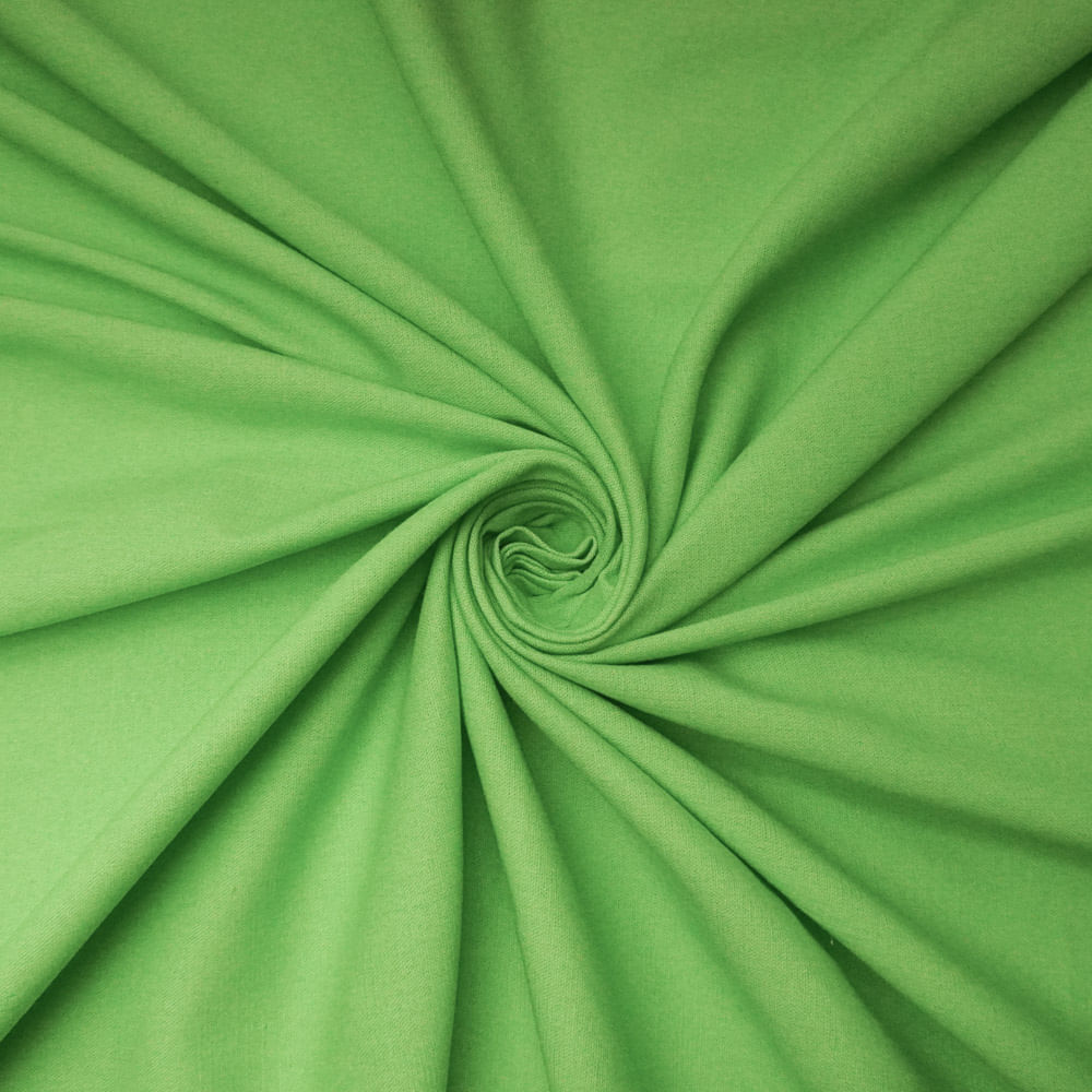 Tecido viscolinho com elastano verde