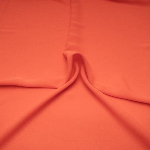 Tecido musseline pesada laranja neon