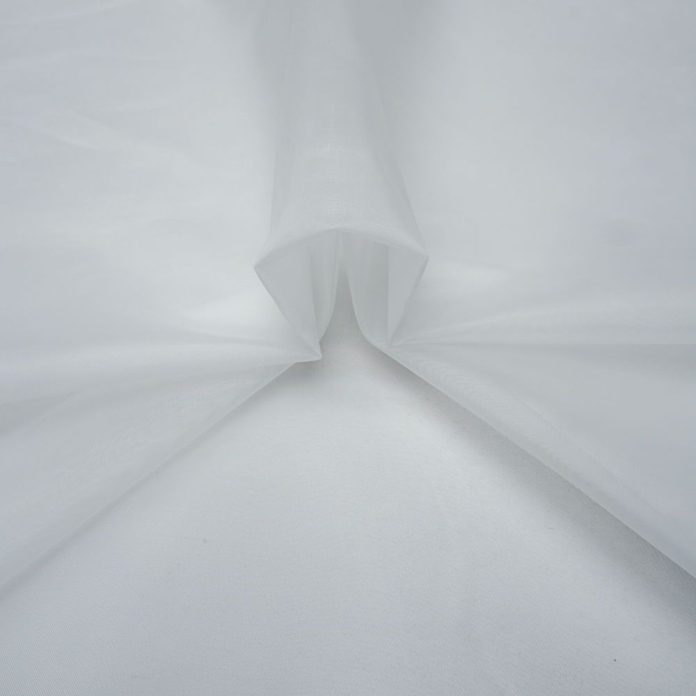 Tecido crinol branco 145cm de largura - macio