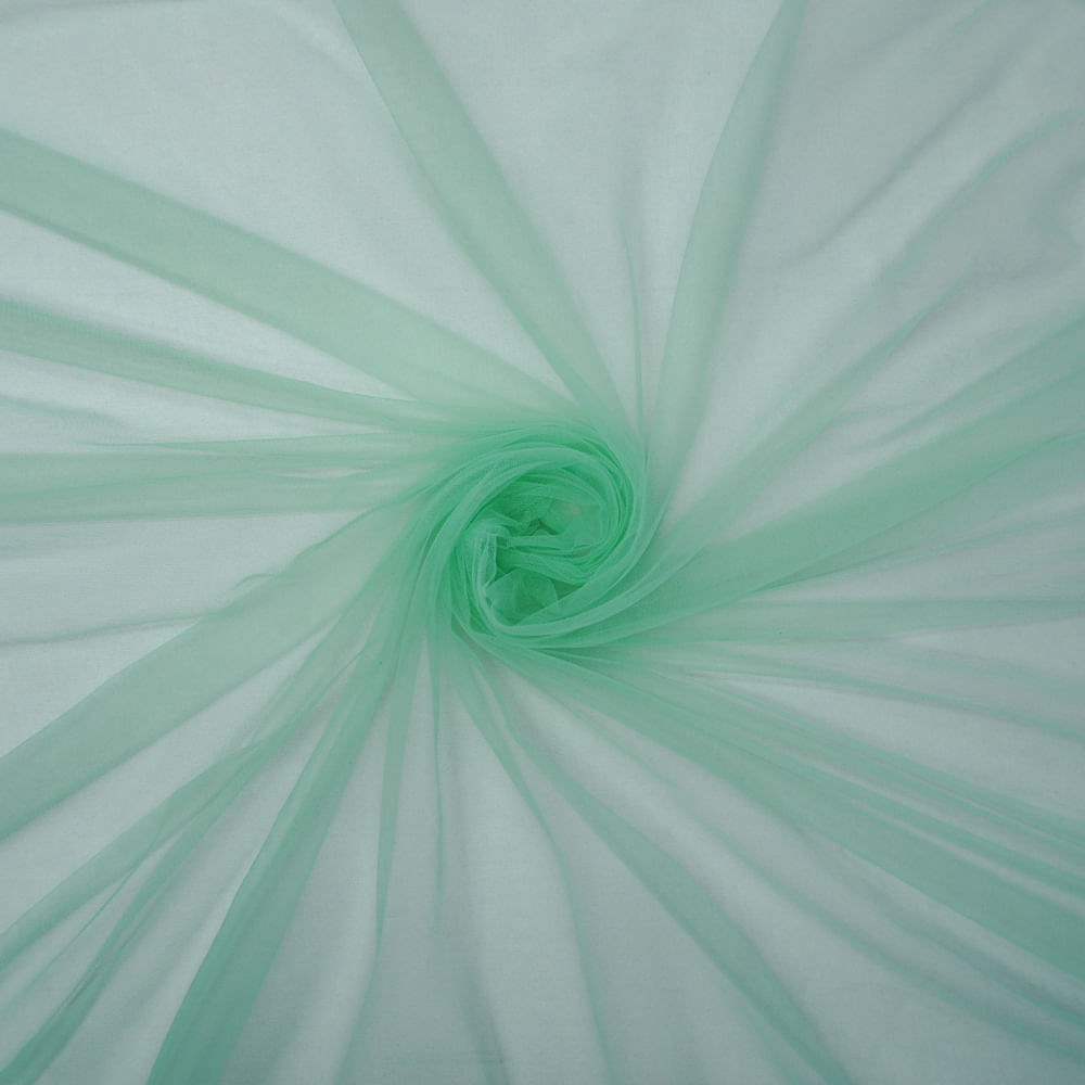 Tecido ilusione (ilusion) verde tiffany