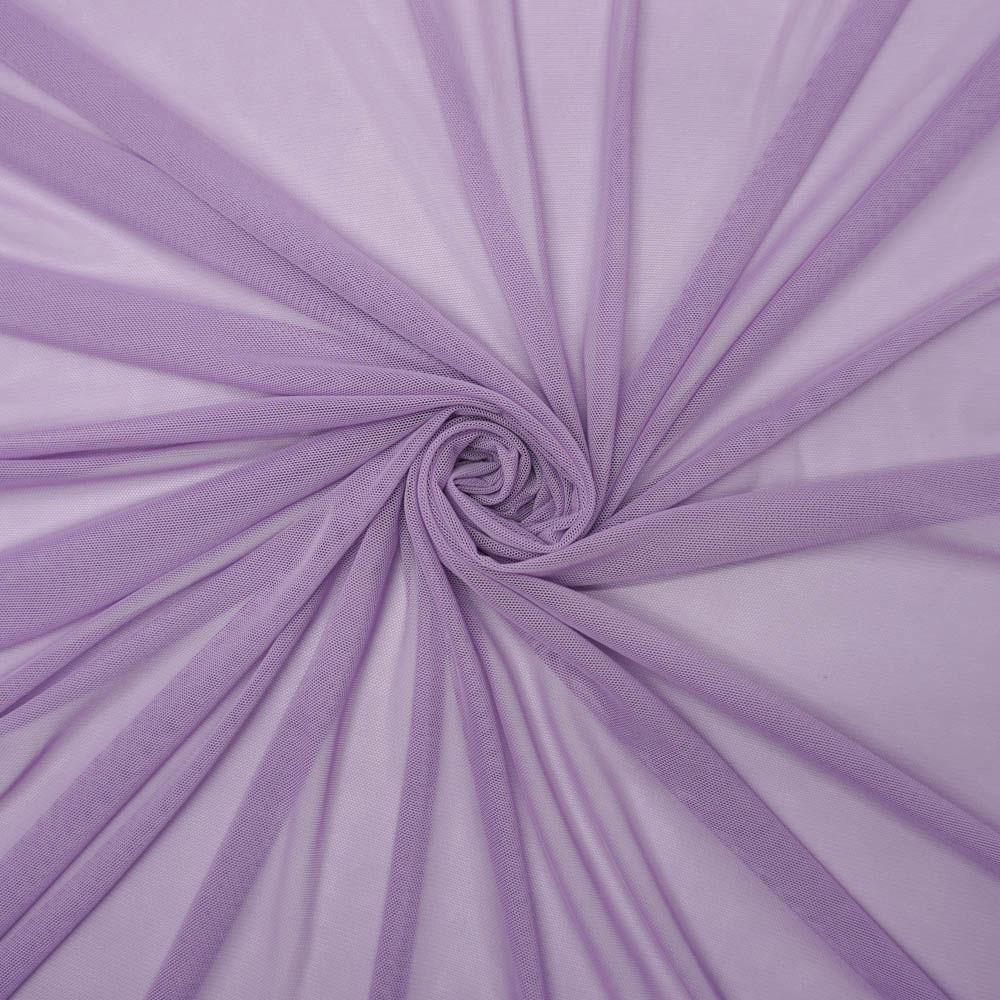 Tecido tule de malha lilás