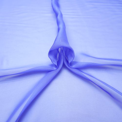 Tecido gazar toque de seda azul celeste