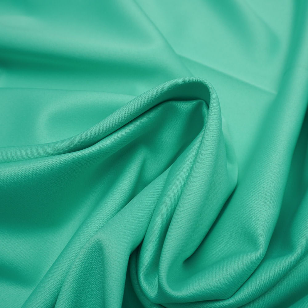 Tecido zibeline com elastano verde tiffa - und 100cm x 147cm
