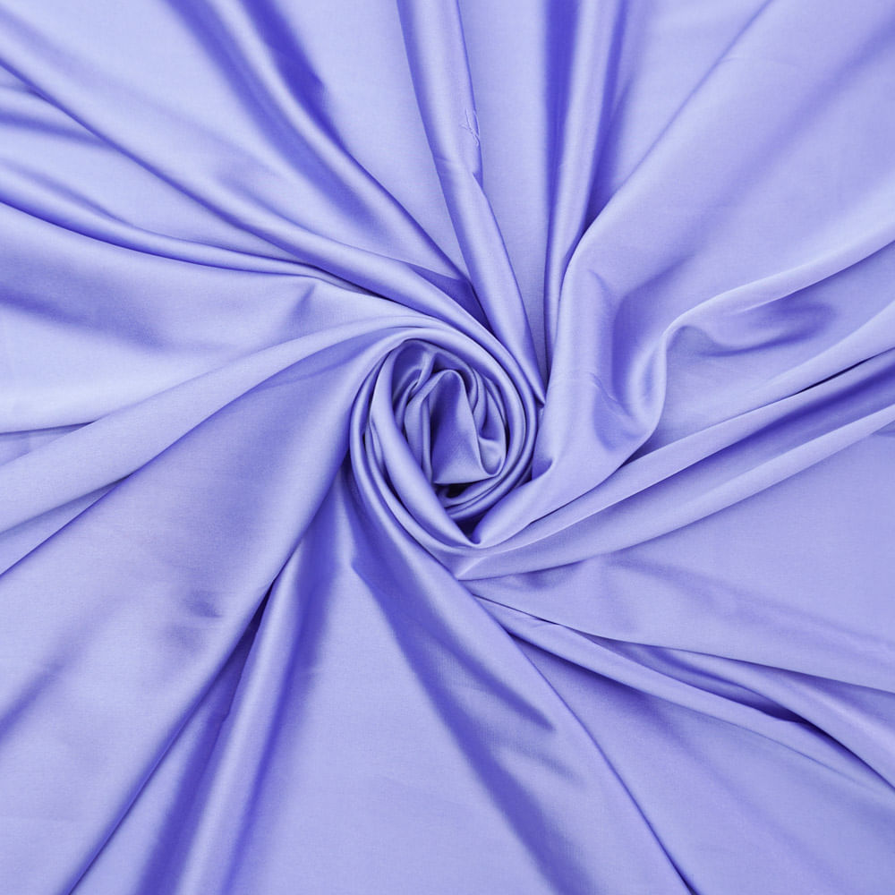 Tecido crepe lorraine lilás lavanda