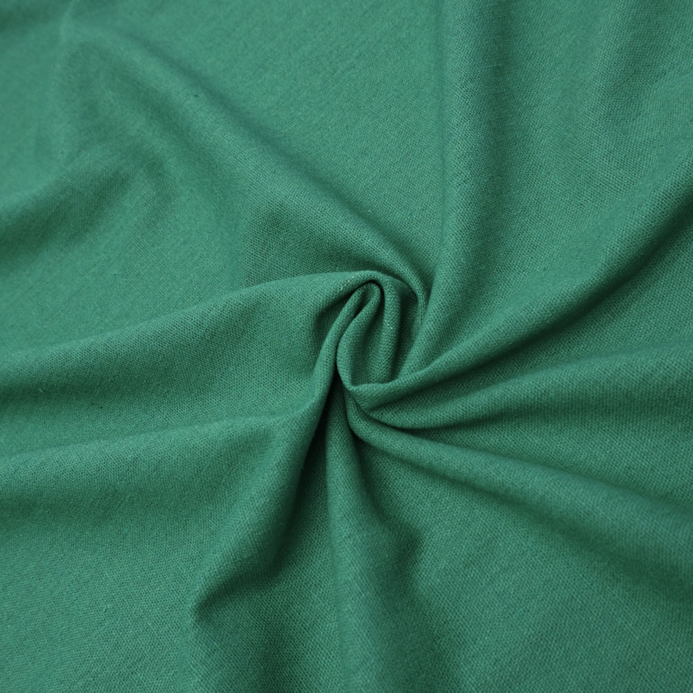 Tecido linho misto verde bandeira