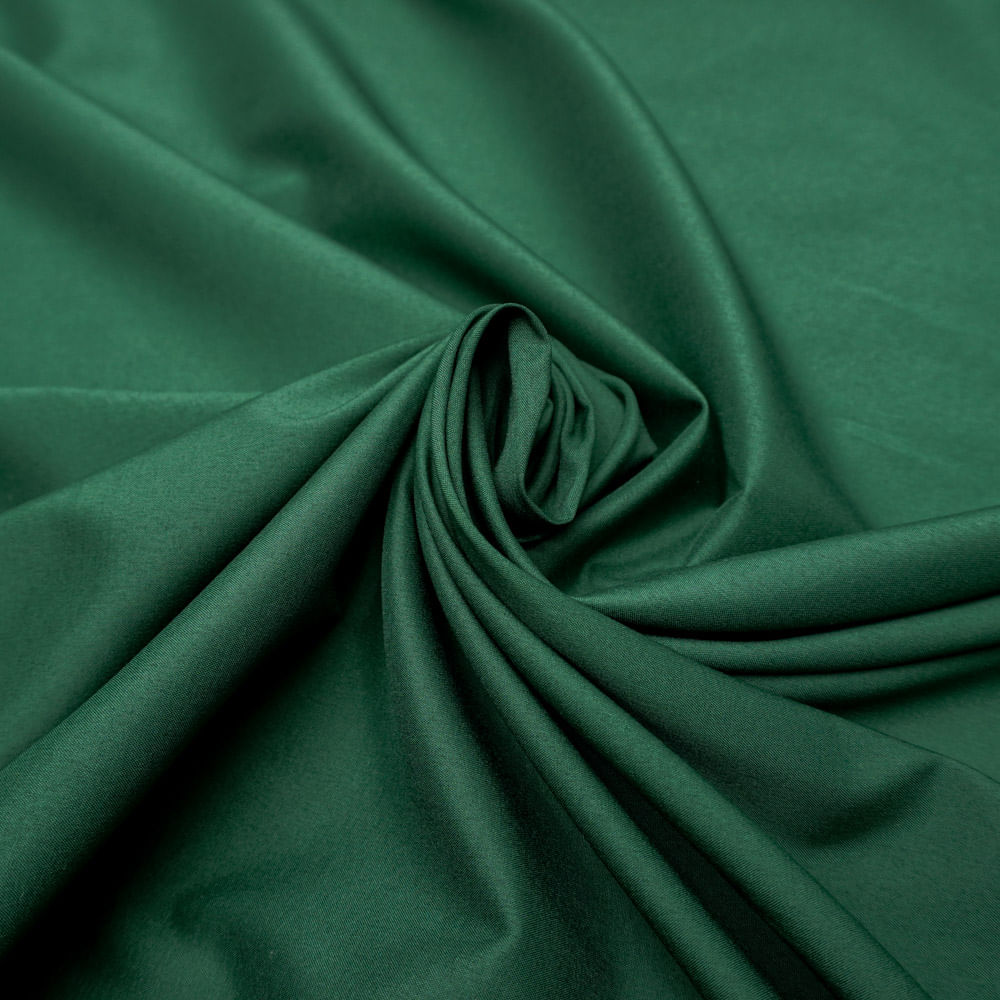 Tecido seda pluma verde esmeralda