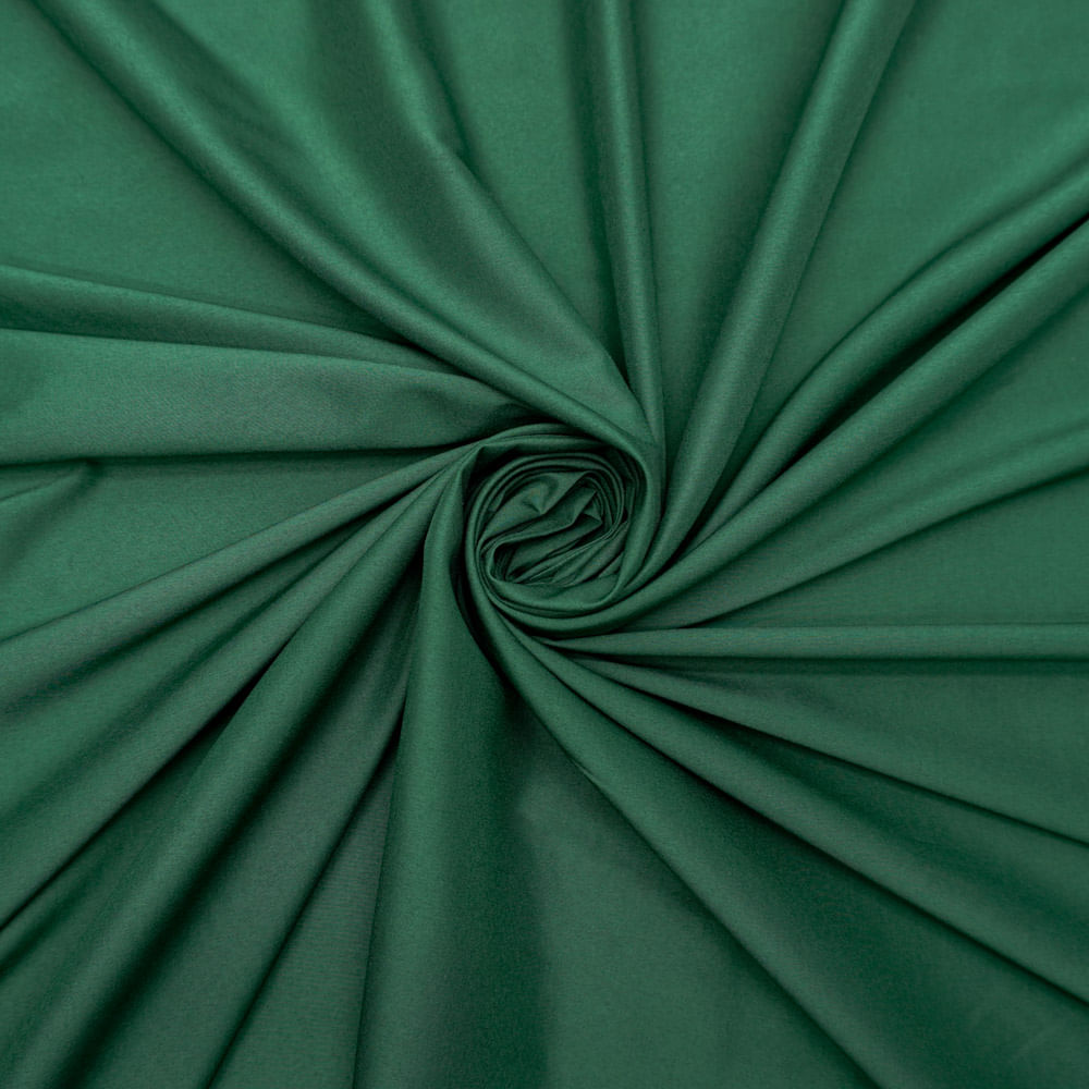 Tecido seda pluma verde esmeralda