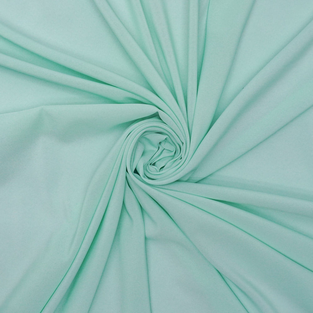 Tecido seda pluma verde tiffany