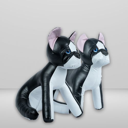 Kit 2 manequins costura pet cachorro Buldogue em Pé e Sentado