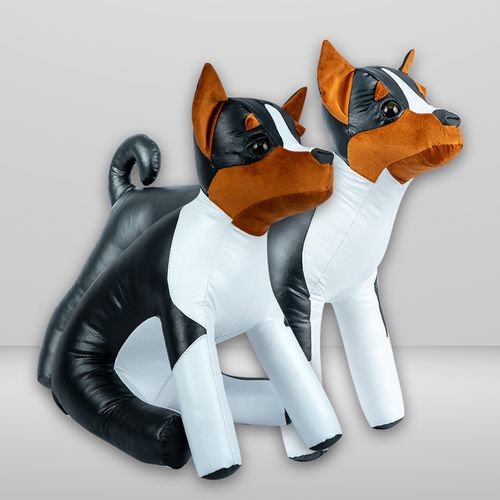 Kit 2 manequins costura pet cachorro Basenji em Pé e Sentado