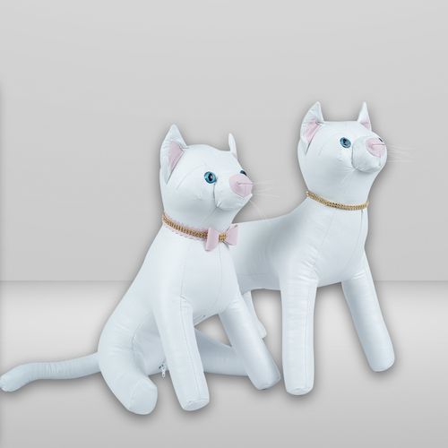 Kit 2 manequins costura pet Gatinho em courino