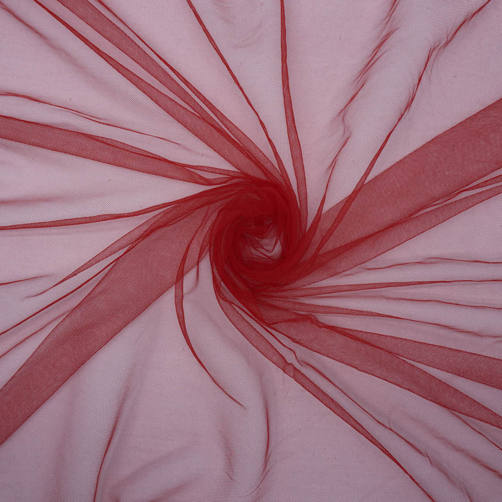 Tecido tule americano (ilusion) vermelho