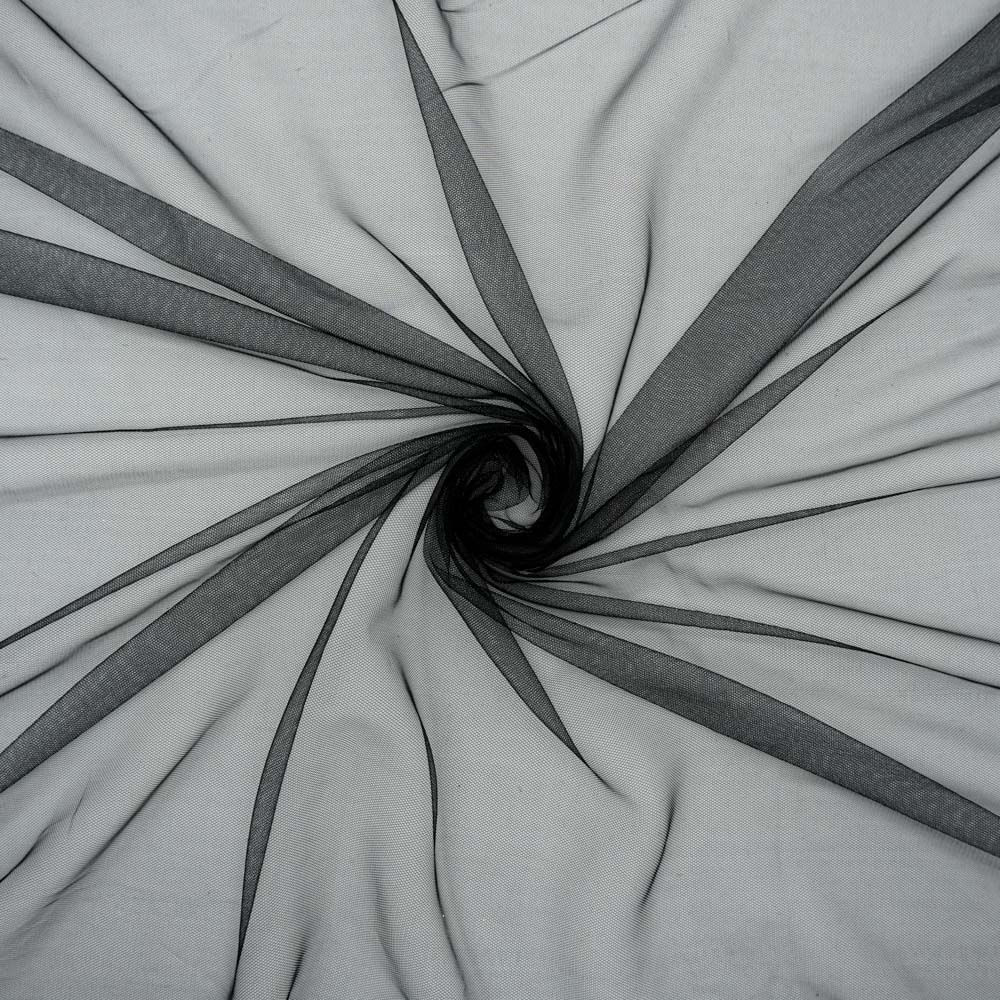 Tecido tule americano (ilusion) preto