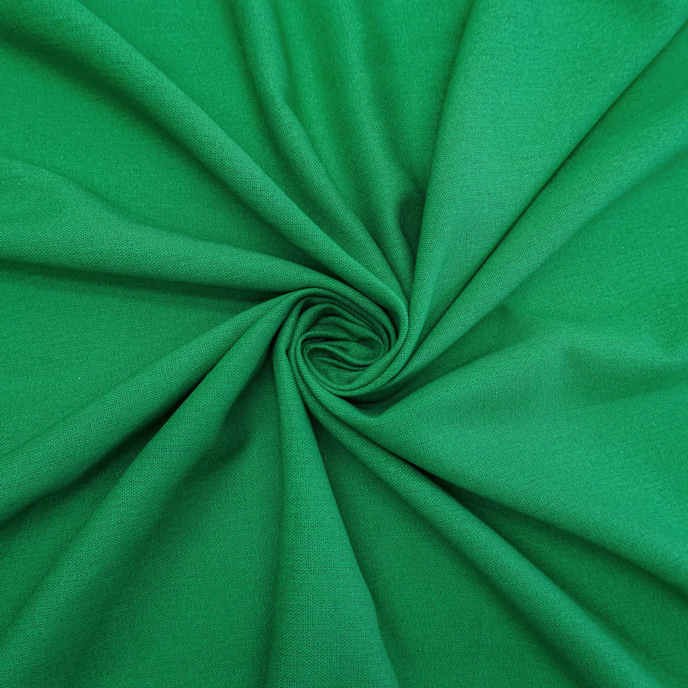Tecido viscolinho verde bandeira