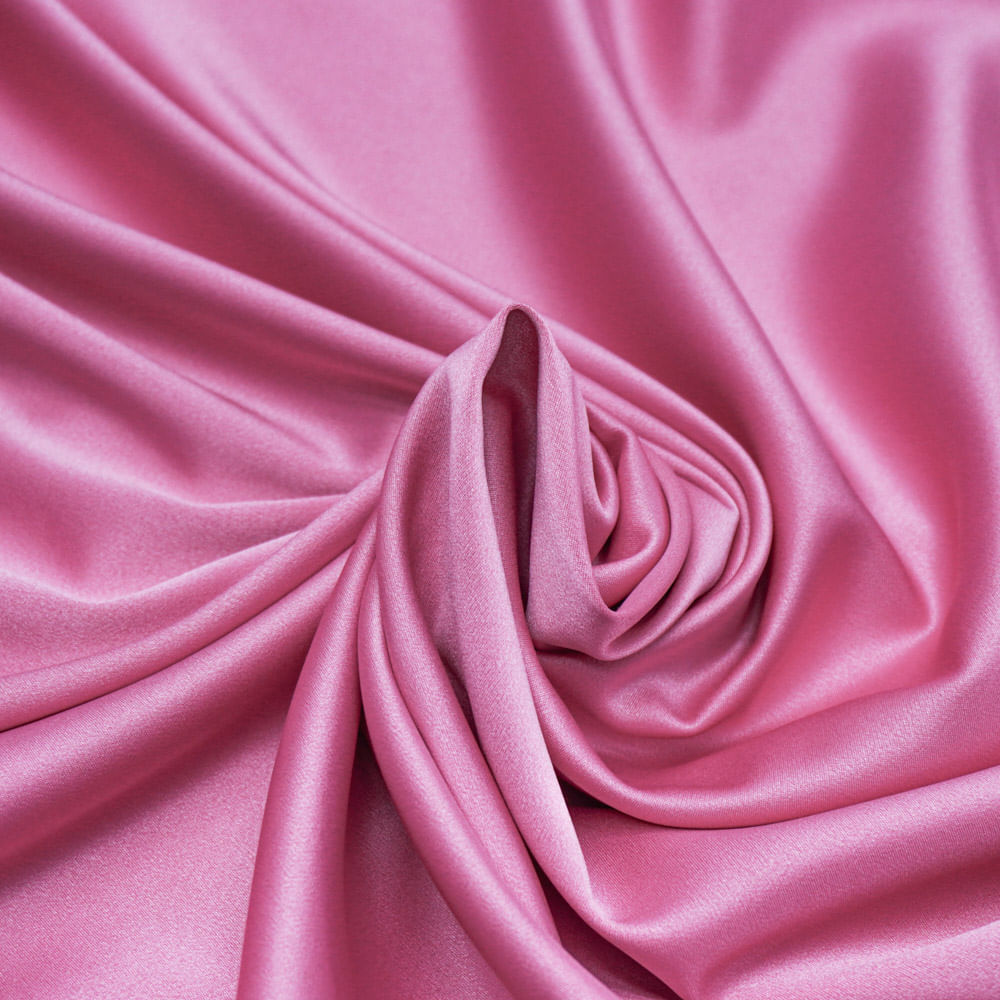 Tecido crepe dior rosa chiclete