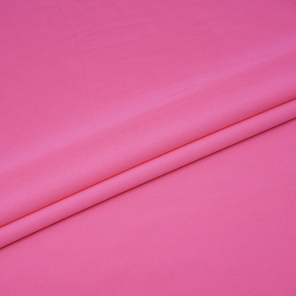 Tecido alfaiataria leve especial rosa chiclete