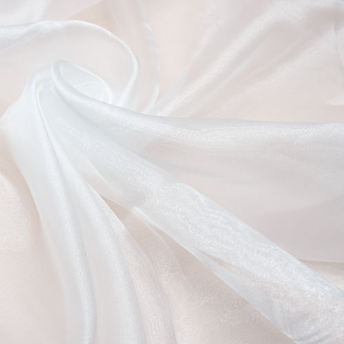 Tecido organza cristal off white