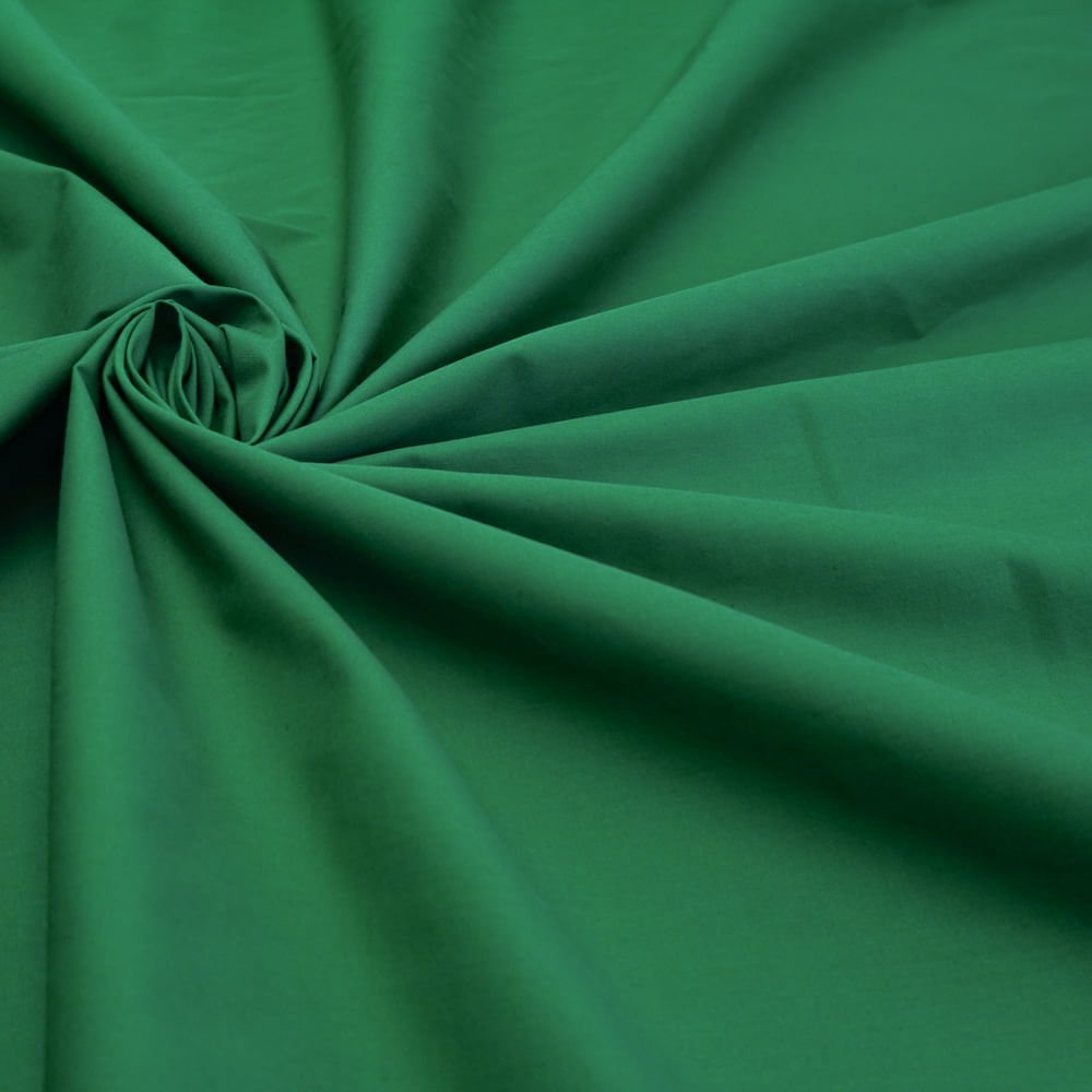 Tecido tricoline misto verde bandeira