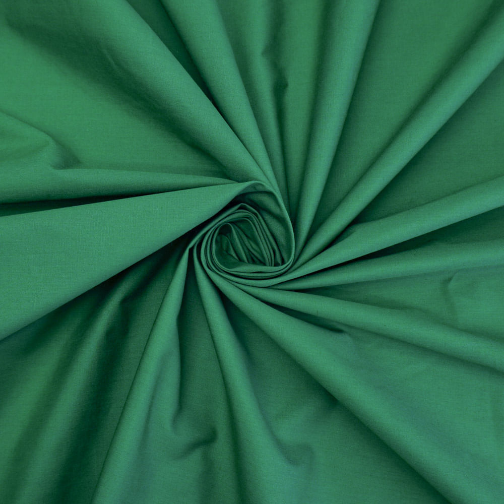 Tecido tricoline misto verde bandeira