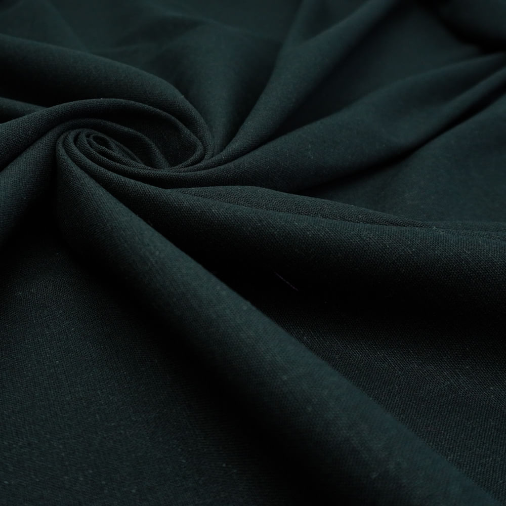 Tecido viscolinho com elastano preto
