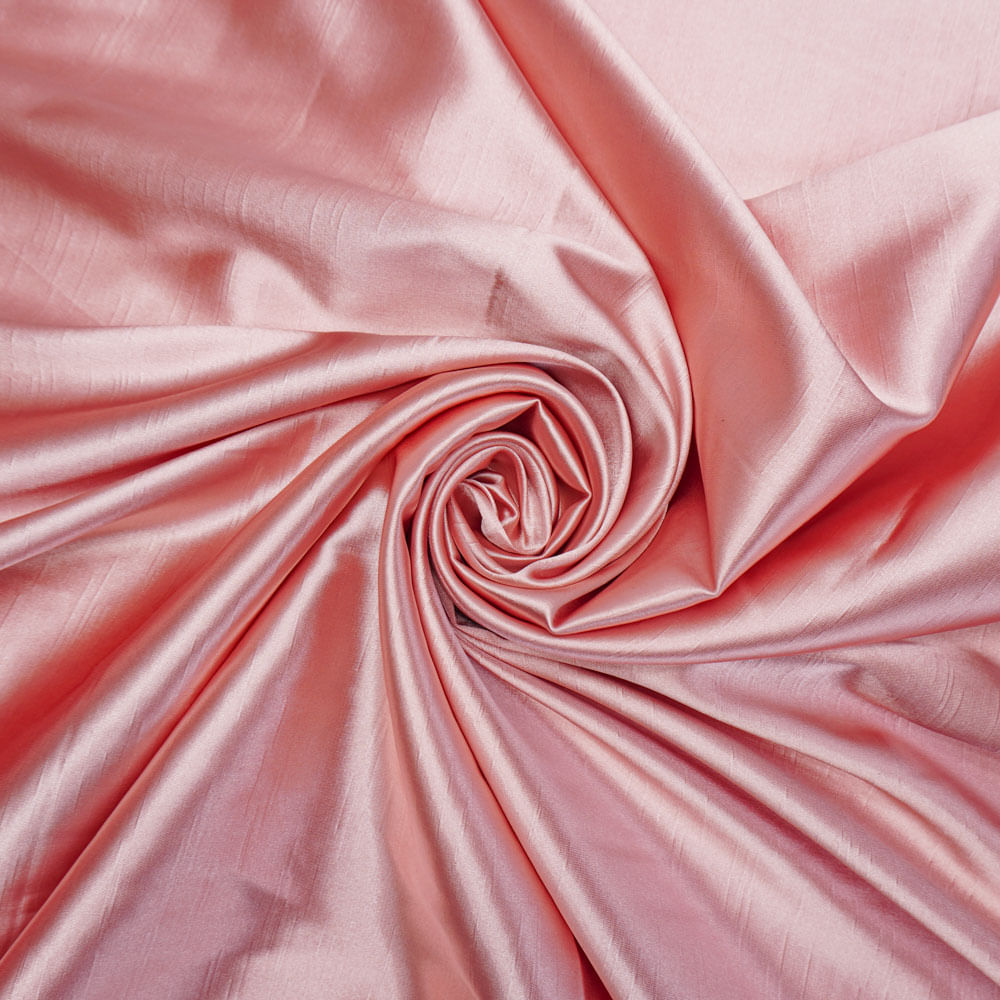 Tecido shantung com elastano rosê